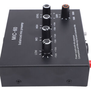 Microfone Condensador, Pré-amplificador, Melhora A Qualidade