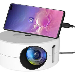 Mini Projetor Hd Portátil, Telefone Usb De 1500 Lúmens