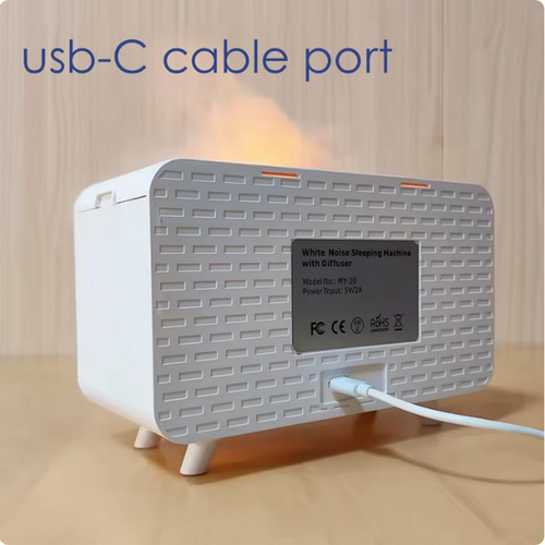 Caixa De Som, Máquina De Dormir 3 Em 1, Umidificador De - Imagem 7