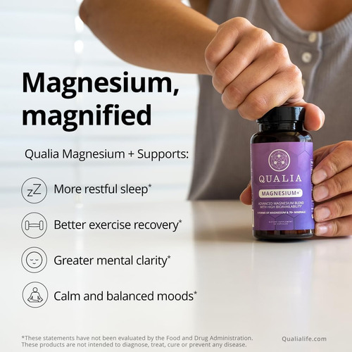 Qualia Magnésio+ | Fórmula De Magnésio Premium Formulada Por - Imagem 3