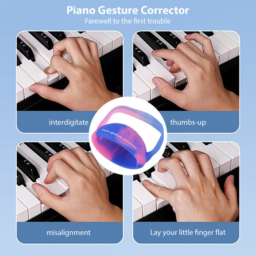 Treinador De Dedos De Piano Vestível: Alça Corretora De Post - Imagem 3