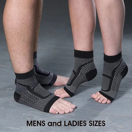5 Pares De Meias Neuropáticas Para Compressão De Pés E Cálci - Imagem 6