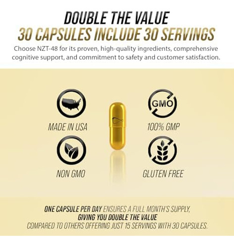 Reforço Cerebral Nzt-48 | Suplementos Cerebrais Nootrópicos - Imagem 4
