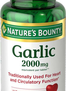 Suplemento Nature's Bounty Odor Free Alho 2000mg 120 Tablet