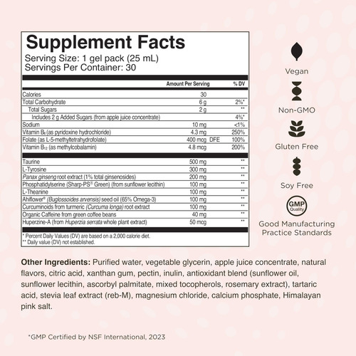 Suplemento Healthycell Focus + Recall Liquid Gel, Pacote De - Imagem 7