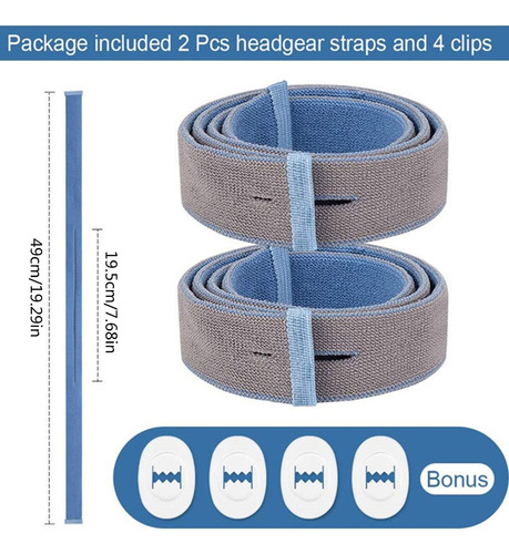 (2 #mold) Alças Para Almofada Nasal Resmed Airfit P10, Faixa - Imagem 3