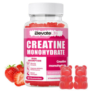 Gomas De Creatina Monohidratada Elevatelife 5000 Mg (90 Unid