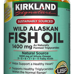 Óleo De Peixe 1400 Mg Wild Alaskan 230 Cápsulas Gelatinosas