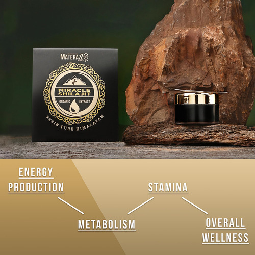 Suplemento De Resina Miracle Himalayan Shilajit 18g Com Mais - Imagem 4