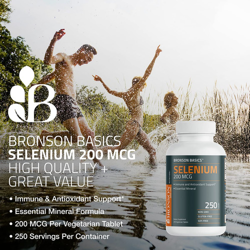 Suplemento Bronson Selenium 200mcg Imune E Antioxidante - Imagem 3
