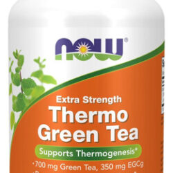 Now Foods Supplements, Thermo Green Tea, Força Extra, Com 7
