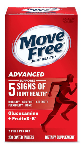Suplemento Move Free Advanced Glucosamine Fruitex B 200ct
