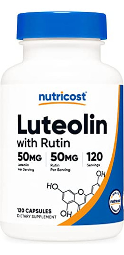 Suplemento De Luteolina Nutricost Com Complexo De Rutina 100