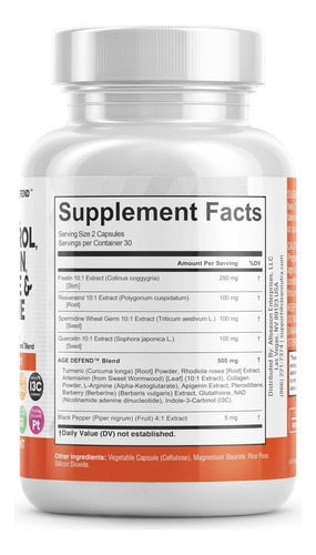 Nutracêuticos Limpos Fisetina 2500mg Quercetina 1000mg Resve - Imagem 6