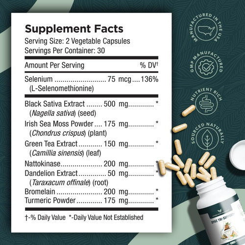 Spike Tri-support+ Com Natoquinase, Bromelaína E Açafrão: De - Imagem 6