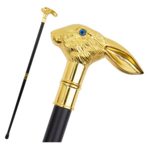 Bastão De Caminhada Moderno Golden Rabbit Long Ear Cane 93 C