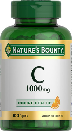 Suplemento Nature's Bounty Vitamina C 1000 Mg 100 Cápsulas