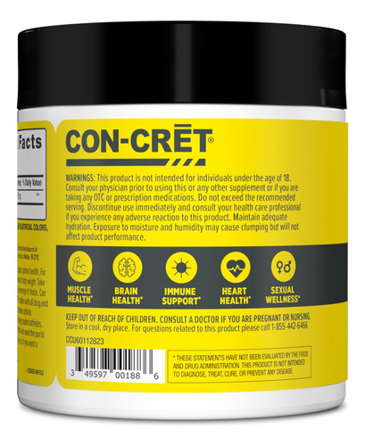Suplemento De Treino Promera Sports Con-cret Creatine Hcl - Imagem 9