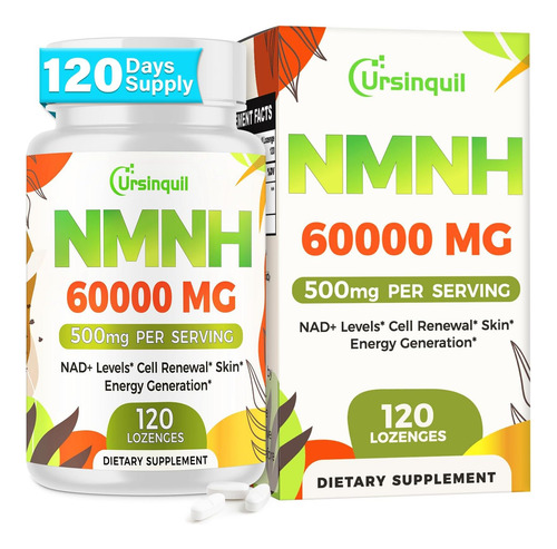 Nmnh Sublingual 500 Mg (mononucleotídeo De Diidronicotinamid