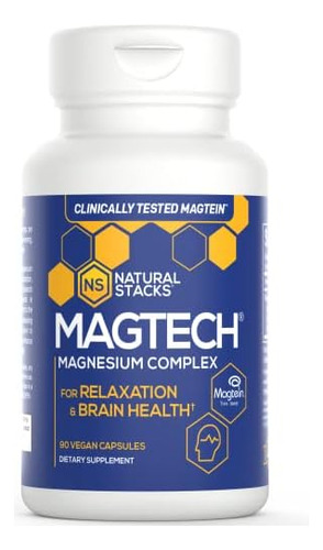 Suplemento De Magnésio Natural Stacks Magtech - Magtein L-t