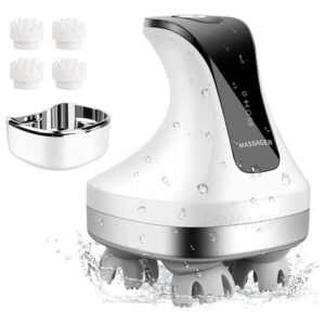 Massageador De Couro Cabeludo Elétrico À Prova D'água Multif