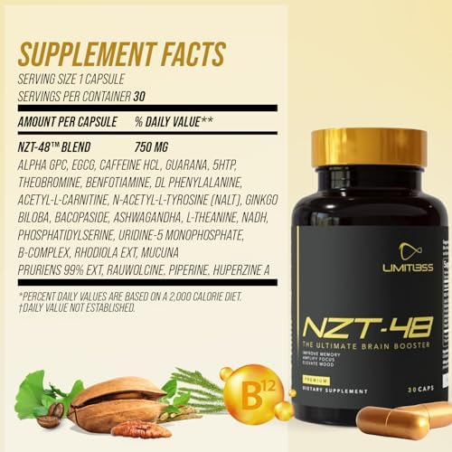 Reforço Cerebral Nzt-48 | Suplementos Cerebrais Nootrópicos - Imagem 5