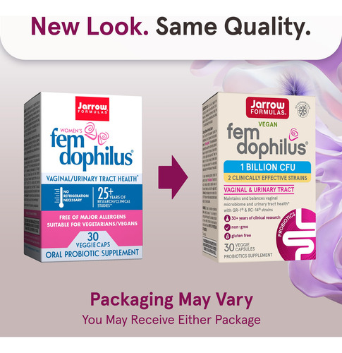 Suplemento Jarrow Formulas Fem-dophilus 30 Cápsulas Vegetais - Imagem 2