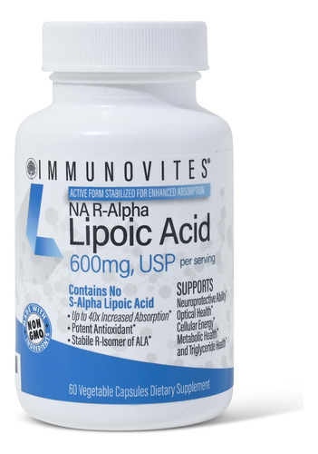 Suplemento De Ácido R-alfa-lipóico Estabilizado Immunovites