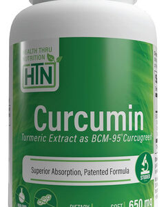 Saúde Através Da Nutrição Curcumina 650mg Bcm-95 Curcugreen