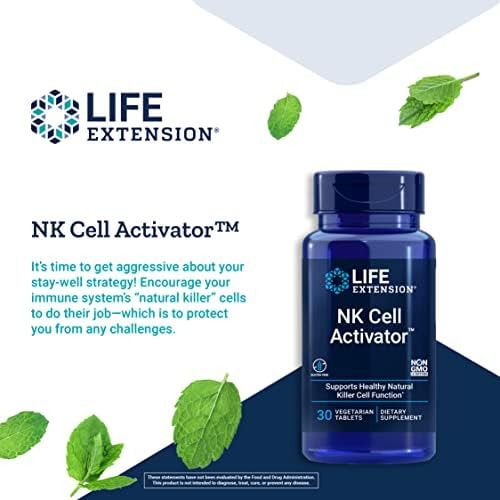 Life Extension Nk Cell Activator - Suplemento De Extrato De - Imagem 4