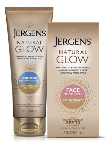 Hidratante Jergens Natural Glow +firmador Com Spf 20 220ml