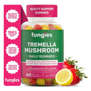 Gomas De Cogumelos Fungies Tremella, Mistura De Morango E Sa