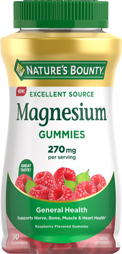 Suplemento De Gomas De Citrato De Magnésio Nature's Bounty 9