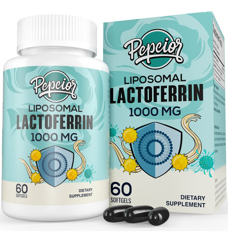 Suplementos De Lactoferrina Lipossomal Bovine 1000 Mg 60 S