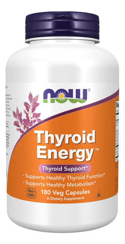 Now Foods Supplements, Thyroid Energy, Iodo E Tirosina Mais