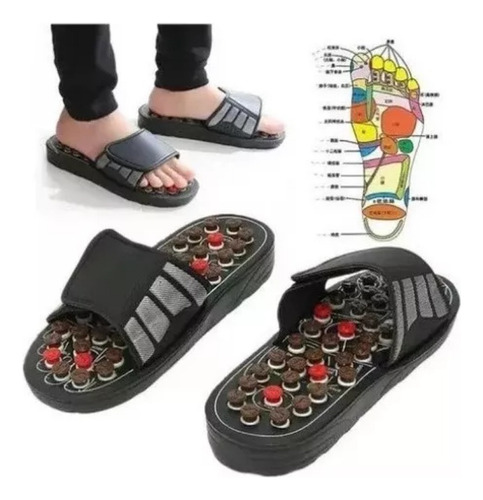 2025 Chinelo De Acupuntura Acupressão Reflexologia 38-45 A - Imagem 7