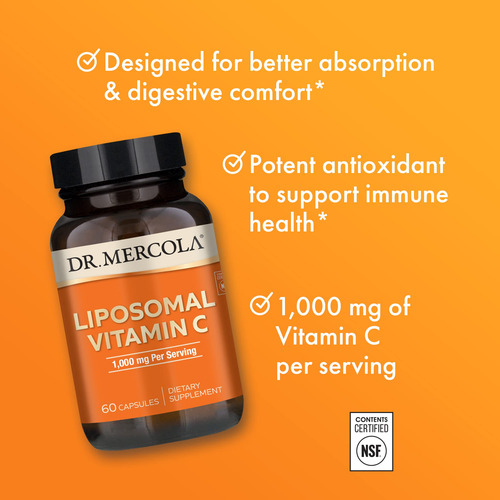 Vitamina C Lipossomal Dr. Mercola 1000mg 30 Ser - Imagem 4