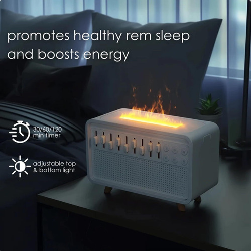 Caixa De Som, Máquina De Dormir 3 Em 1, Umidificador De - Imagem 3