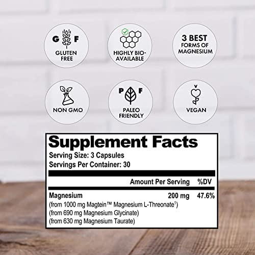 Suplemento De Magnésio Natural Stacks Magtech - Magtein L-t - Imagem 3