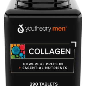 Suplemento De Colágeno Youtheory Para Homens Com Biotina E V