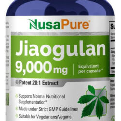 Suplemento Nusapure Jiaogulan 9000mg 180 Cápsulas Vegetais