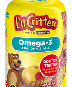 Omega 3 Infantil Lil Critters 120 Gomas Importado Brasil