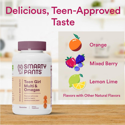 Suplemento Smartypants Teen Girl Formula 120 Gummies - Imagem 6
