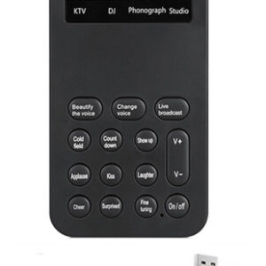 Modulador De Mudança De Voz S9 Voice Changer 12 Com Ajustáve