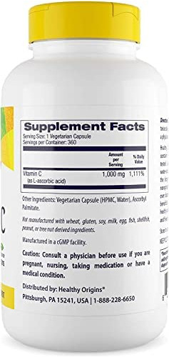 Vitamina C Saudável 1.000 Mg (não Transgênico Testado, Potê - Imagem 2
