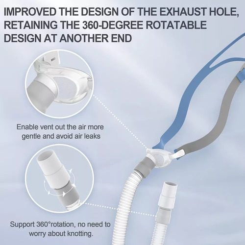 Capacete De 5 Peças Para Almofada Nasal Airfit P10, Alças De - Imagem 4