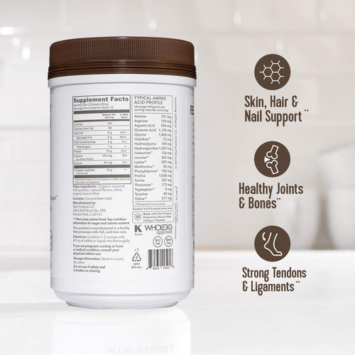 Creme De Café Vital Proteins, Colágeno, À Base De Leite De C - Imagem 2