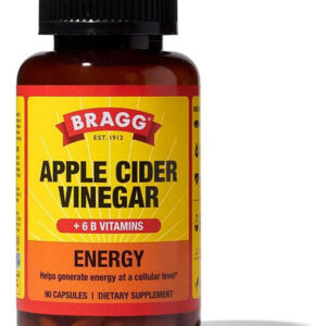Cápsulas De Vinagre De Energia De Bragg Com Vitaminas B - 90