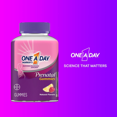 Gomas Multivitamínicas Pré-natais Femininas Um Por Dia, Incl - Imagem 7