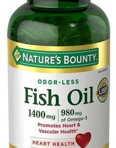 Fish Oil 1400mg Omega-3 Nature Bounty 130 Cápsulas